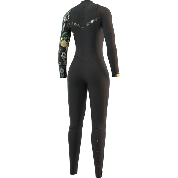 2021 Mystic Damen Jayde 5/4mm Double Chest Zip Neoprenanzug 35000.220016 - Schwarz
